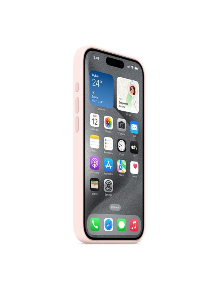 غطاء حماية أبل iPhone 15 Pro Max أسود Silicone