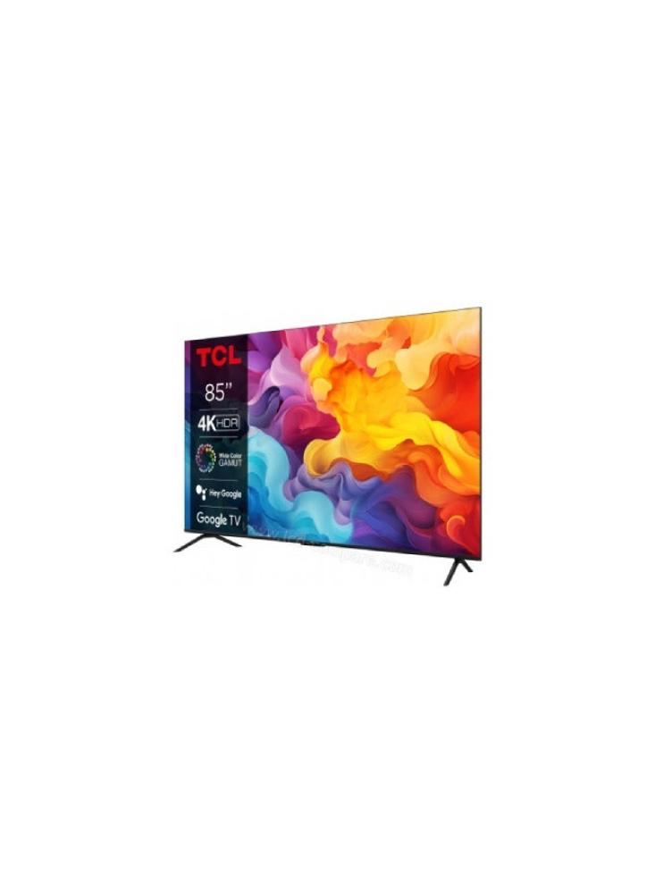 شاشة تي سي إل 4K UHD HDR10 85 بوصة تيتانيوم
