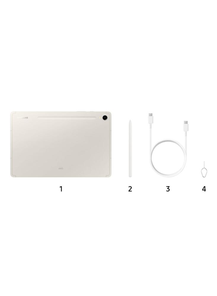 جهاز لوحي سامسونج Galaxy Tab S9 Wifi رام 12 جيجابايت 256 جيجابايت بيج