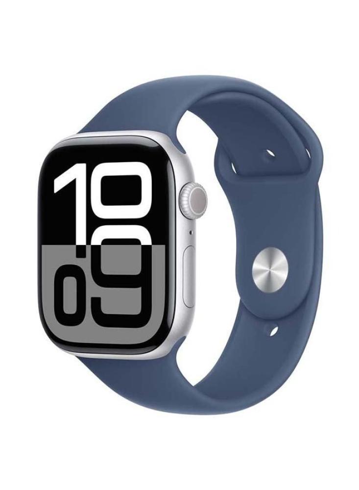 غطاء حماية أبل Series 10 GPS 42MM فضي