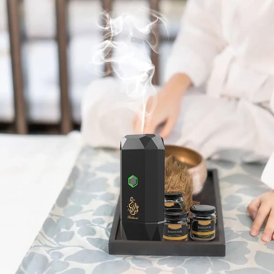 مجموعة مبخرة كهربائية عربية Bukhoon صغيرة محمولة
