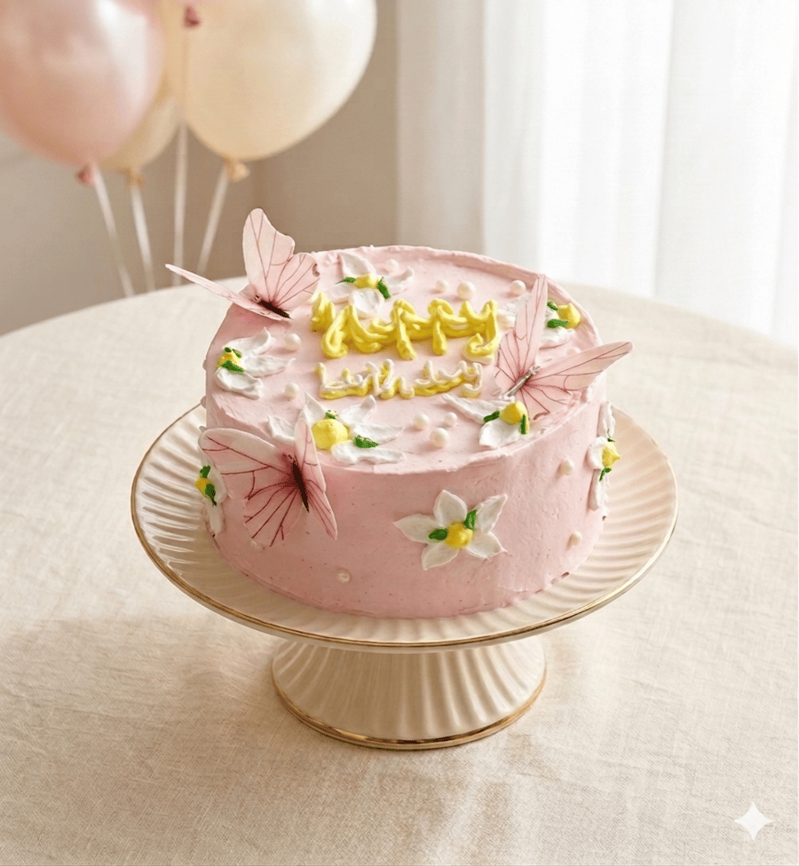 Cake butterflies