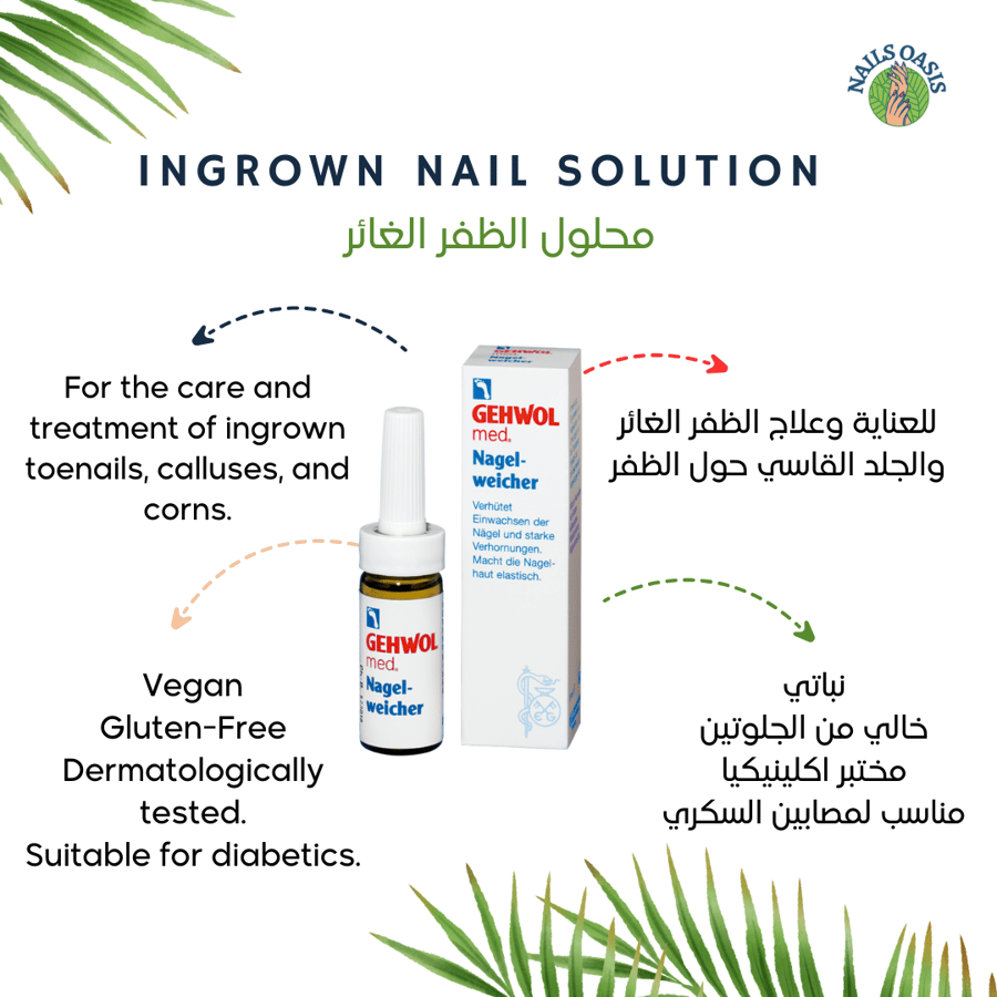 محلول الظفر الغائر INGROWN NAIL SOLUTION