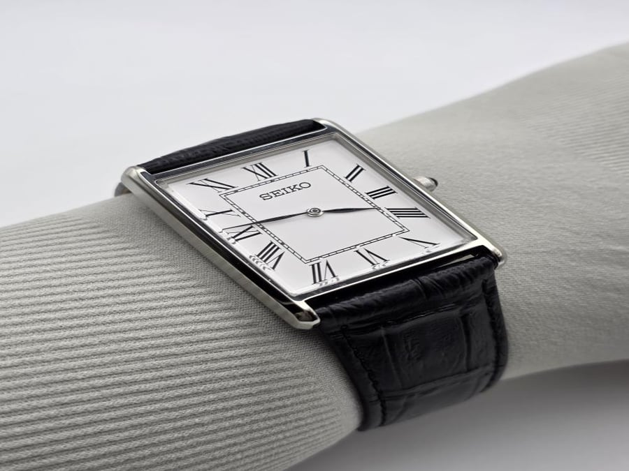 ساعة سيكو تانك رجالية جديدة (Seiko Tank)