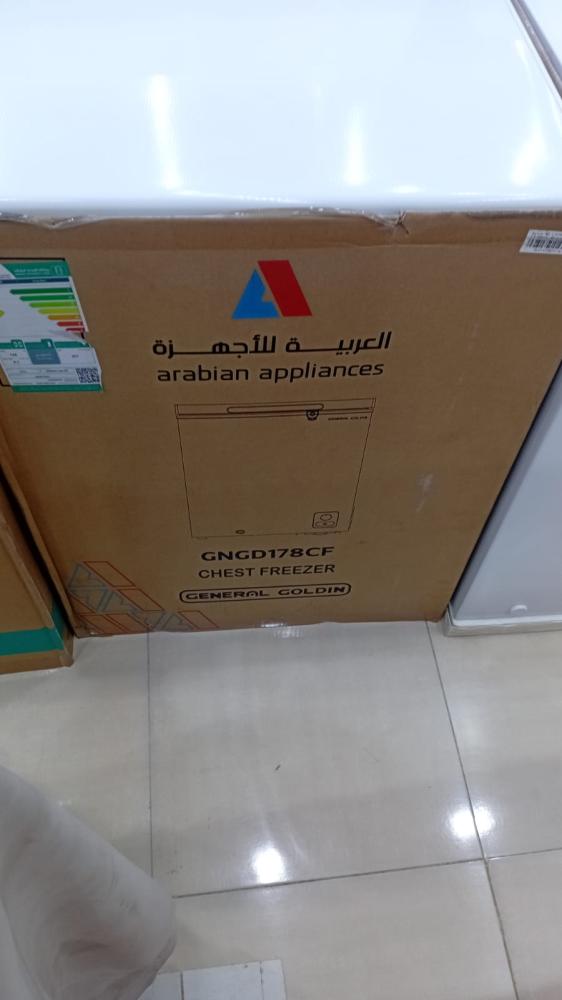 فريزر جنرال جولدن 5.1قدم ارضي  144لتر  - GNGD178CF