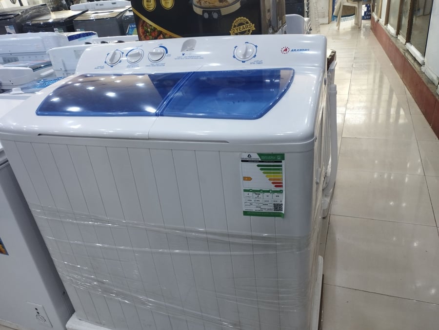 غسالة ارنداس حوضين 12كيلو