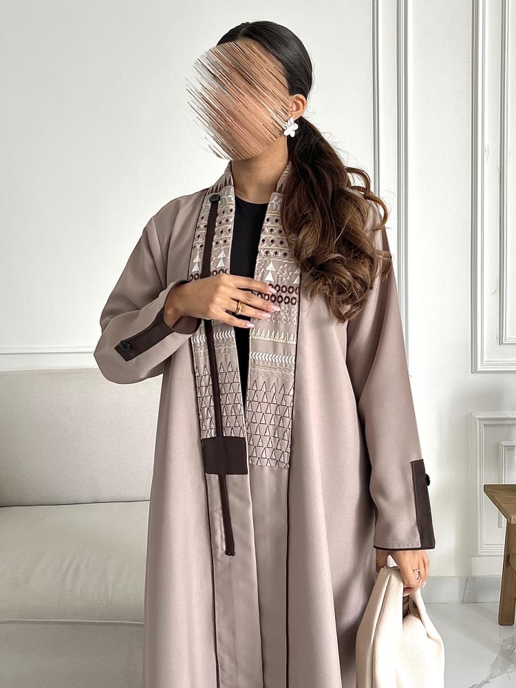 كريب تطريز بالخلف