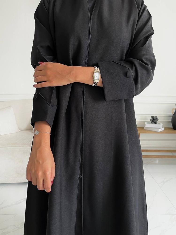 كريب اسود تطريز