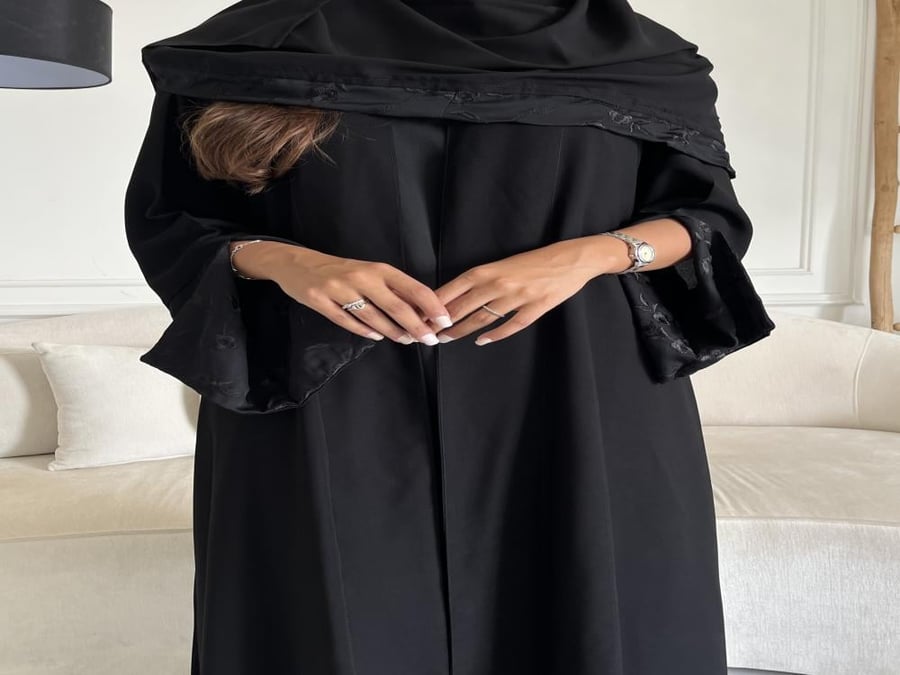كريب تطريز بالكم