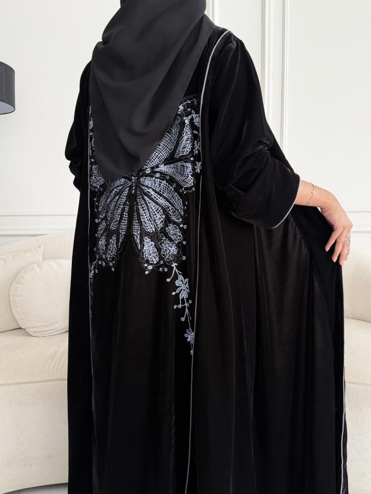 كريب تطريز بالخلف