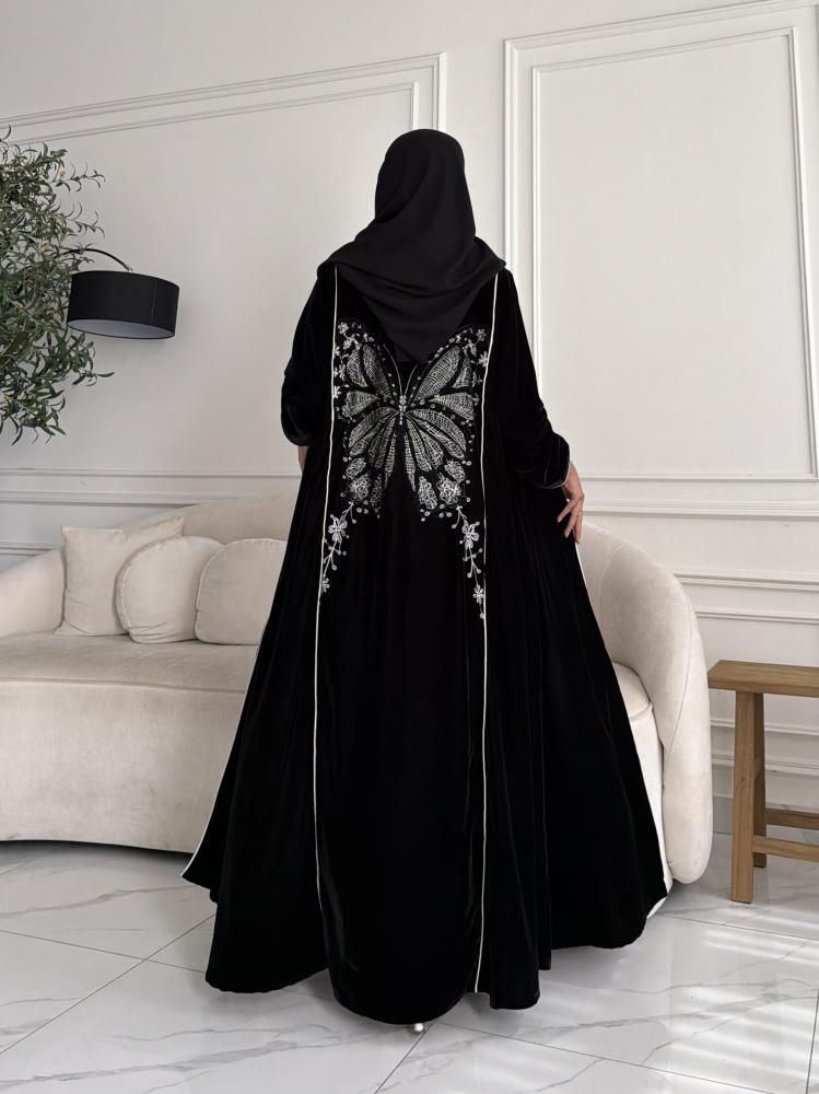 مخمل تطريز بالخلف