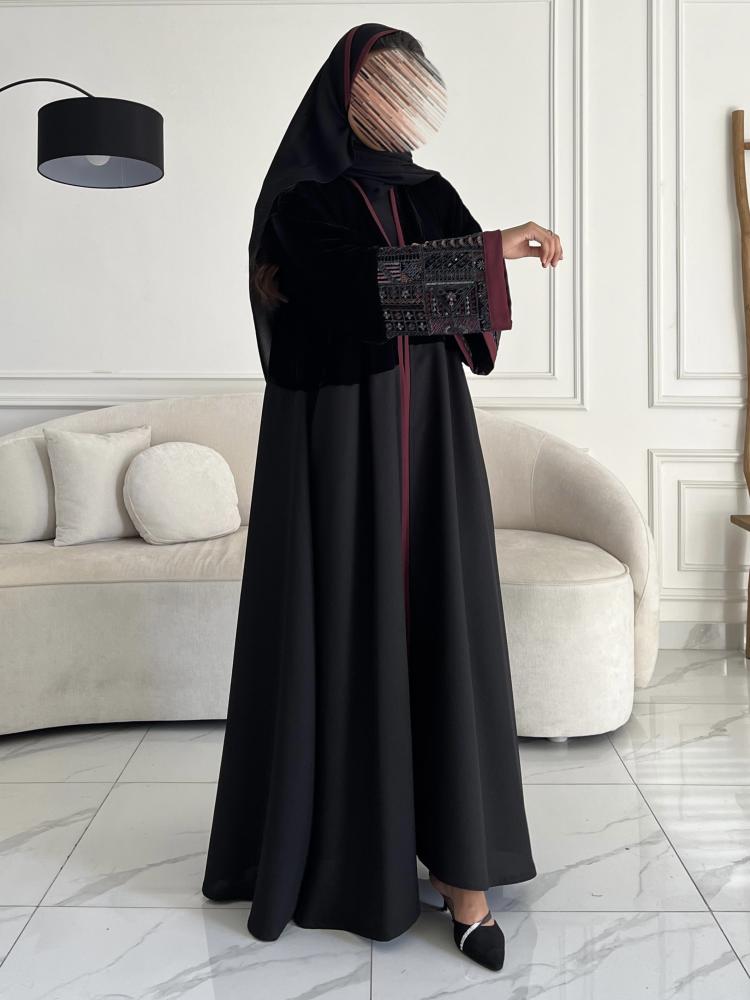 مخمل تطريز بالكم