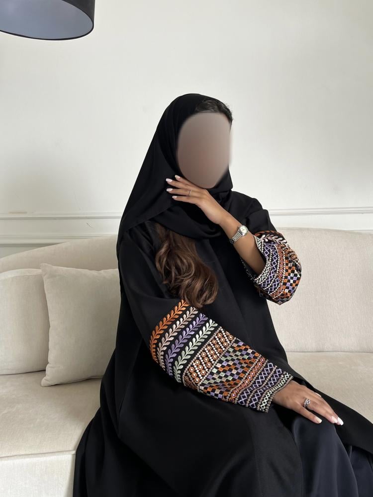 كريب تطريز بالكم