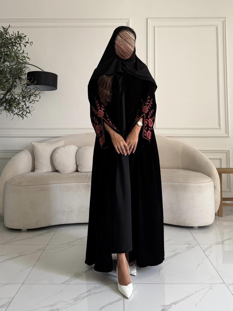 مخمل تطريز بالكم