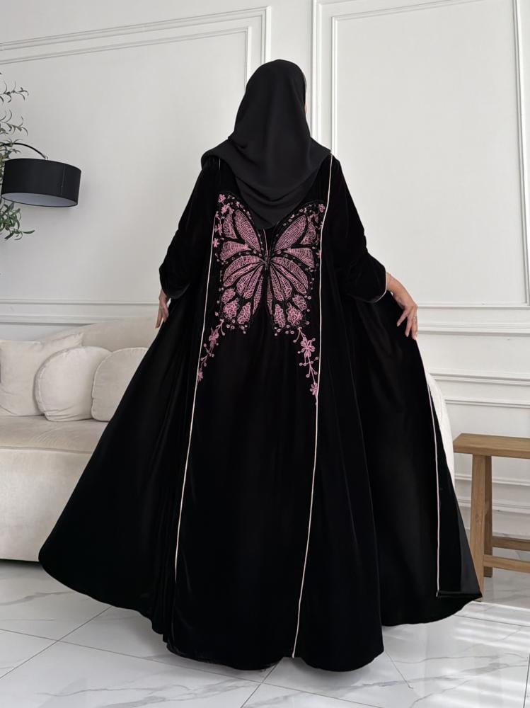 مخمل تطريز بالخلف