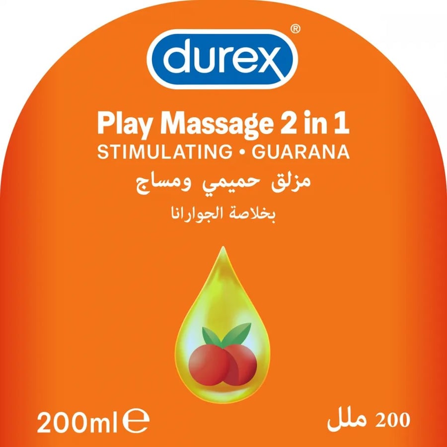 مزلق حميمي بخلاصة الغوارانا -ديوركس بلاي مساج محفز 2 في 1 - 200 مل