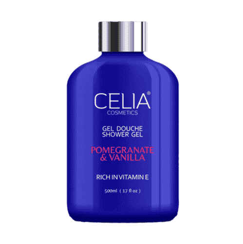 Pomegranate and vanilla shower gel from Celia