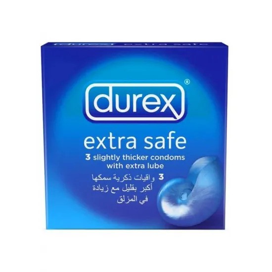 واقي ذكري Extra Safe ديوركس 3 حبة