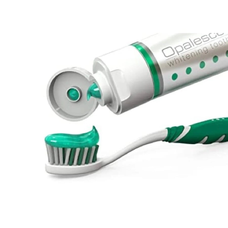 معجون أسنان اوبالسنس لتبييض الاسنان بطعم النعناع , ٢٠ مل  Whitening Toothpaste Cool Mint with Fluoride 20ml