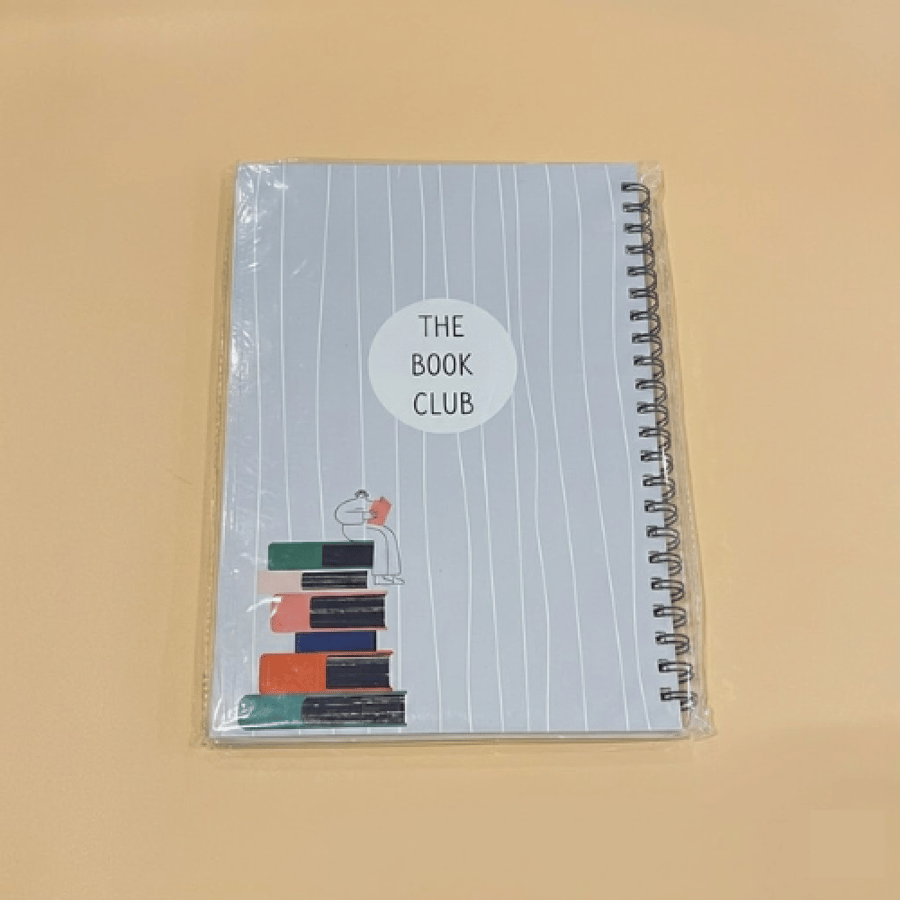 دفتر هارد عربي 100  ورقة (The bool clup) بوكي