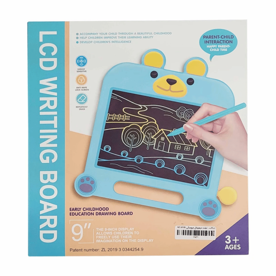 Tablet device (magic board) 9 inch for writing and drawing erasable
