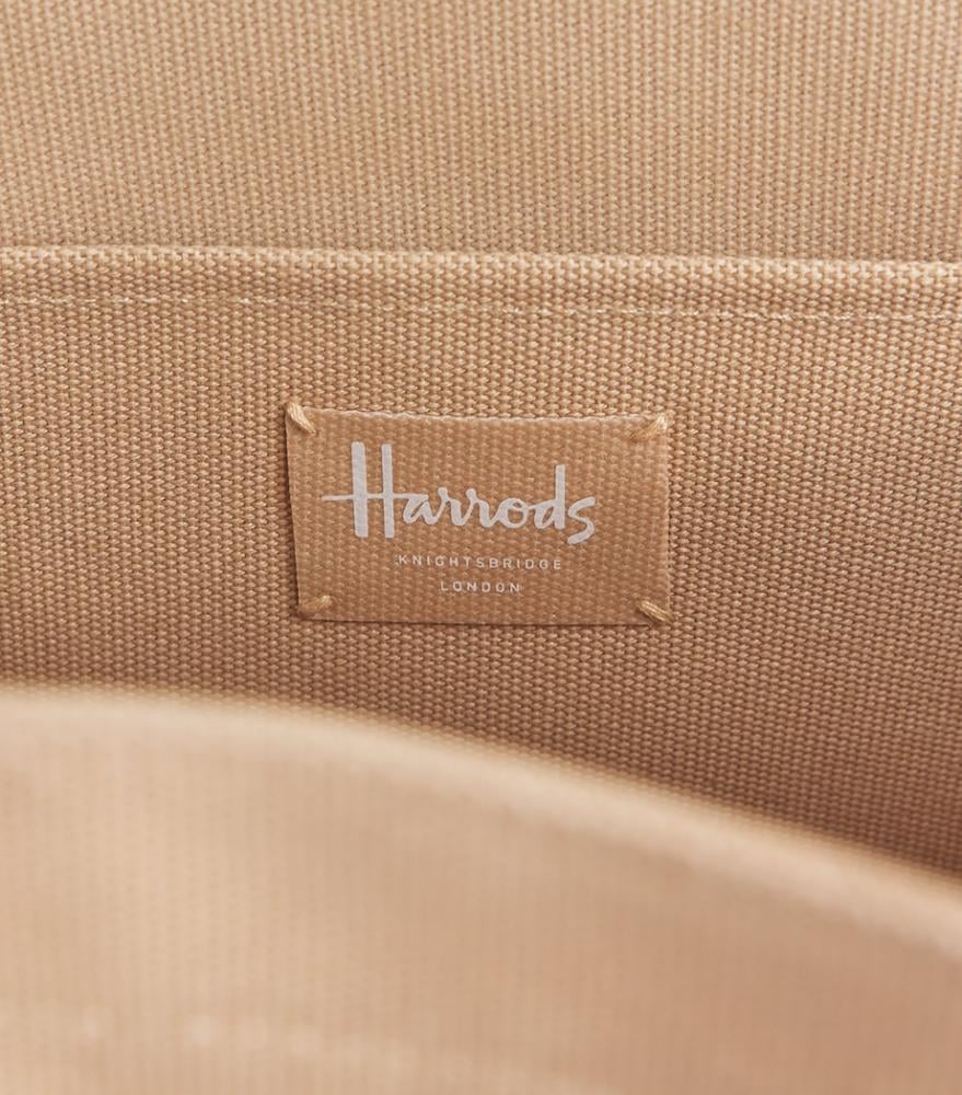 حقيبة تسوق متوسطة الحجم (M) بشعار هارودز - Harrods Tote Bag