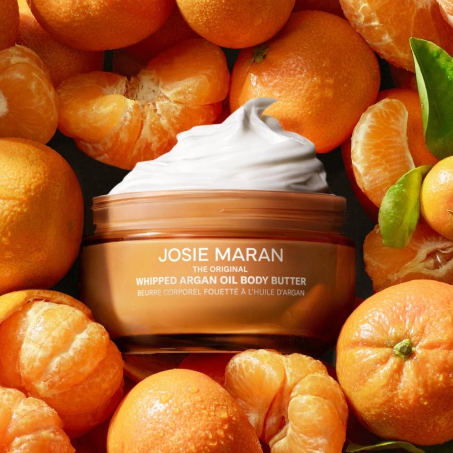 زبدة الجسم جوسي ماران المخفوقة بزيت الأرغان من جوزي ماران (Josie Maran) - برائحة الحمضيات اليوسفي (Topless Tangerine )