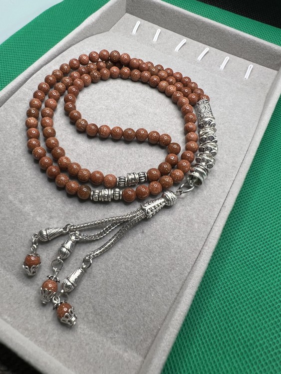مسبحة 100خرزة مقاس 6mm