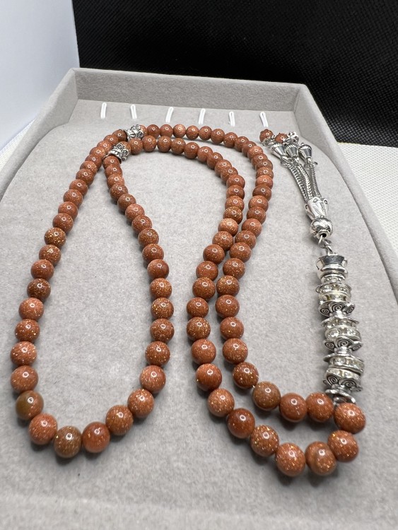 مسبحة 100خرزة مقاس 6mm