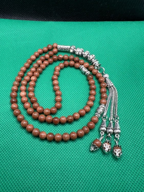 مسبحة 100خرزة مقاس 6mm