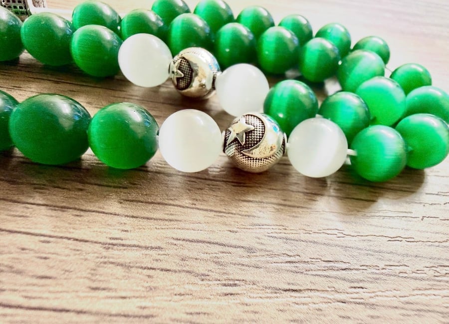 Al-Ahli rosary eye of the cat 33 beads