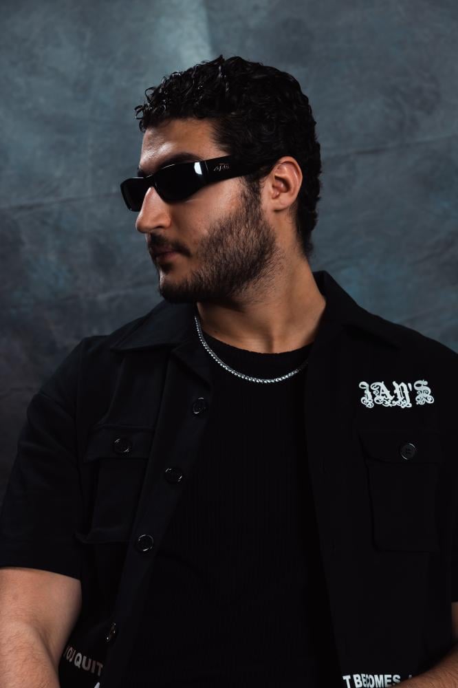 Black button shirt