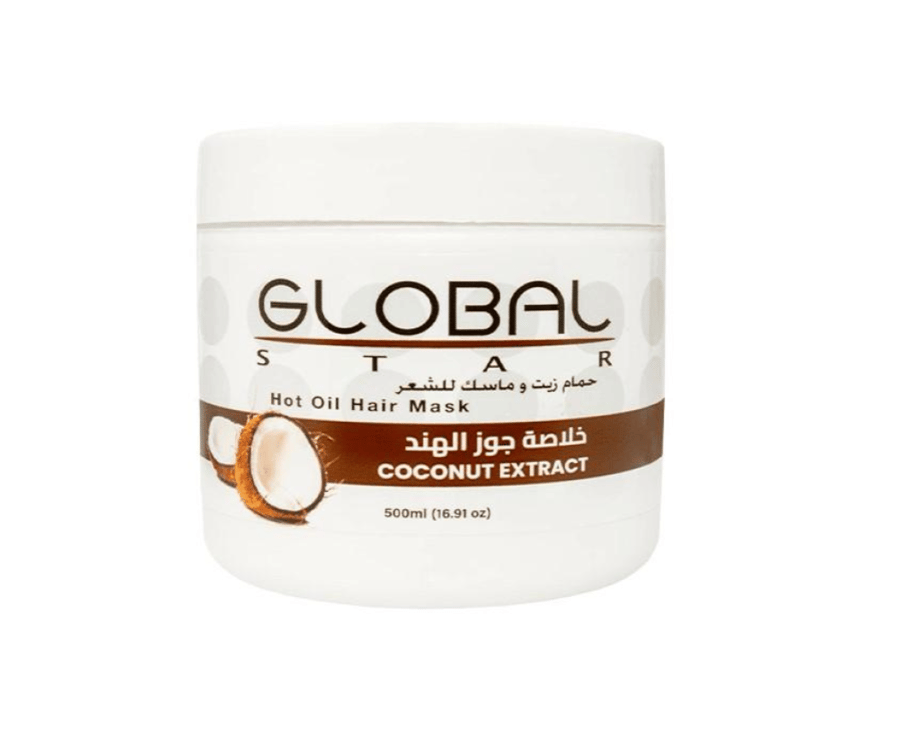 جلوبال ستار ماسك وحمام زيت شعر جوز الهند - 500مل