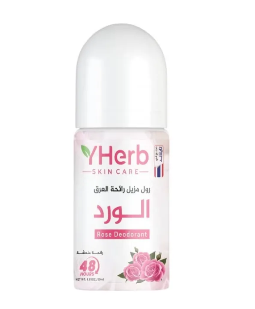 مزيل عرق رول أون برائحة الورد 50 مل - يدوم 48 ساعة