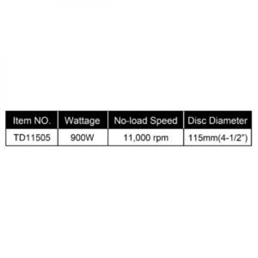 صاروخ 4.5 بوصة 900 واط MQF11505 TIEDAO