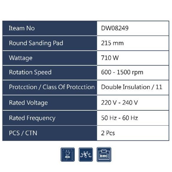 حفافة جدران 710 واط صيني APT DW08249