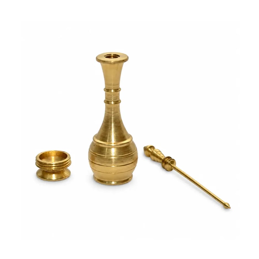 Brass Kohl Container