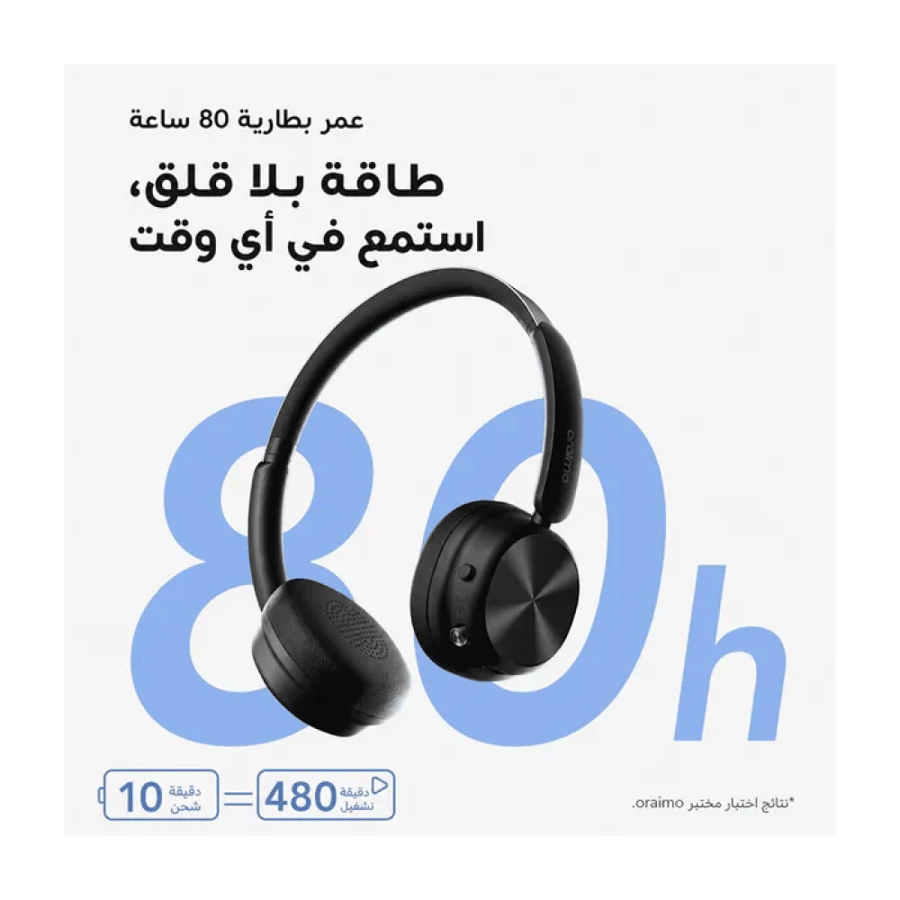 سماعة رأس أورايمو بوم بوب إير لاسلكية خفيفة الوزن - أزرق