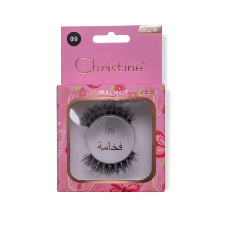 كرستين بيوتي رموش شعر طبيعي CH-E2115 - رقم 09