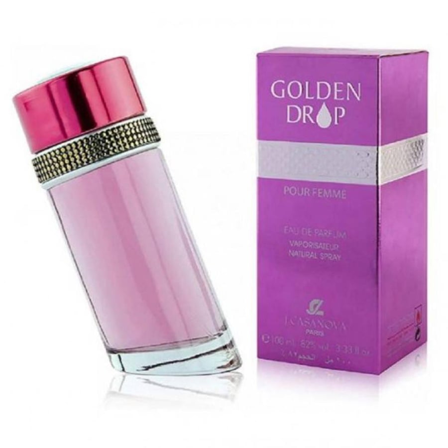 عطر جولدن دروب او دي برفيوم للنساء من كازانوفا - 100 مل