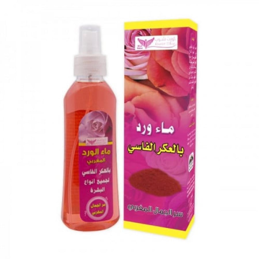 كويت شوب ماء الورد بالعكر الفاسي للعناية بالبشرة - 200مل