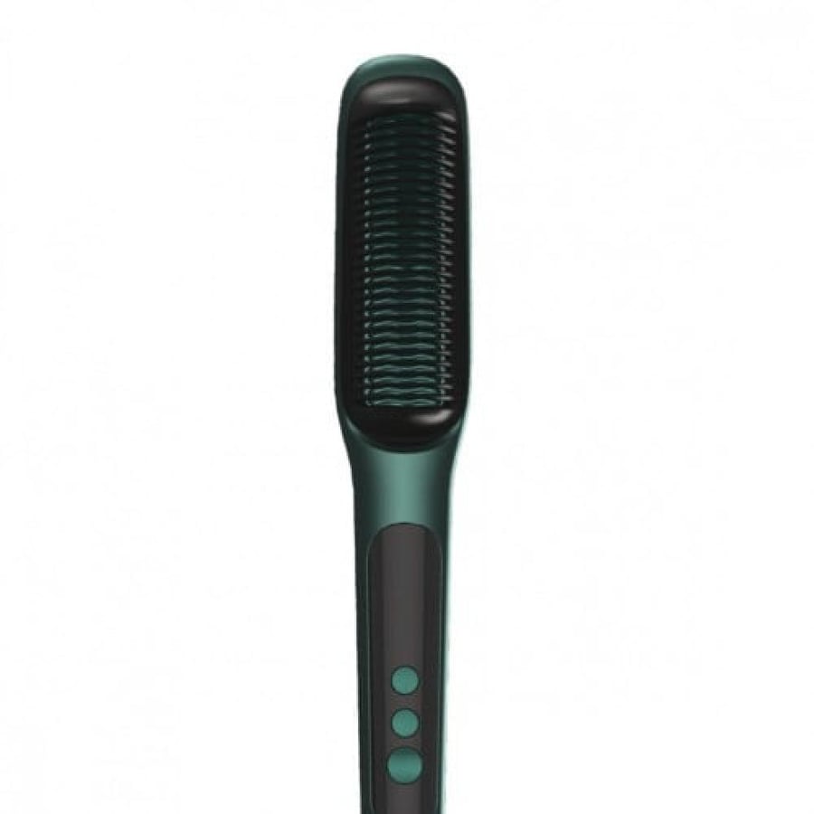 مكواة شعر وفرشاة 2 في 1 من يونايتد - اخضر UN-208G