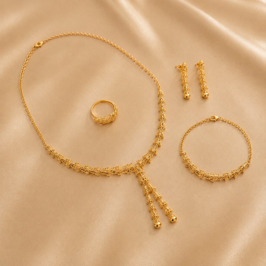 Gold set 21 karat Dar 1