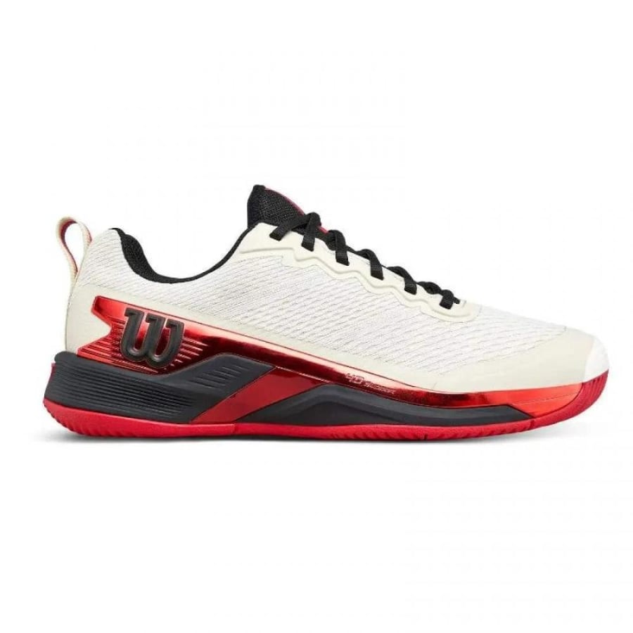 Wilson Rush Pro 4.5 White RED Sneakers