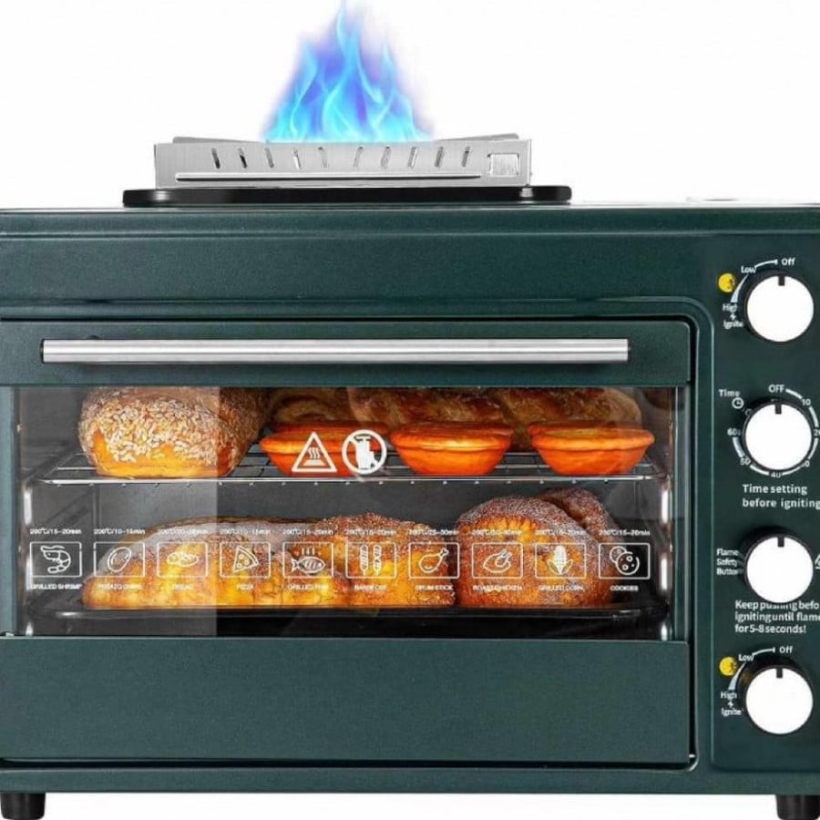 Small manual gas portable travel oven