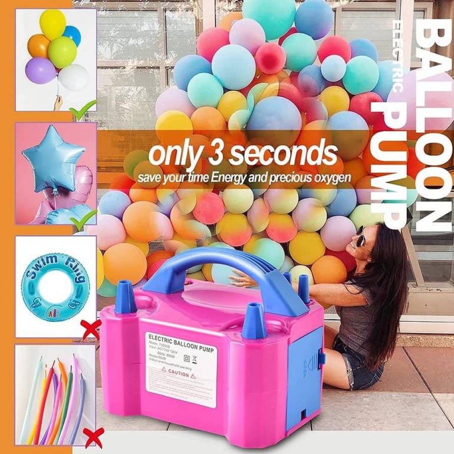 Electric balloon inflator