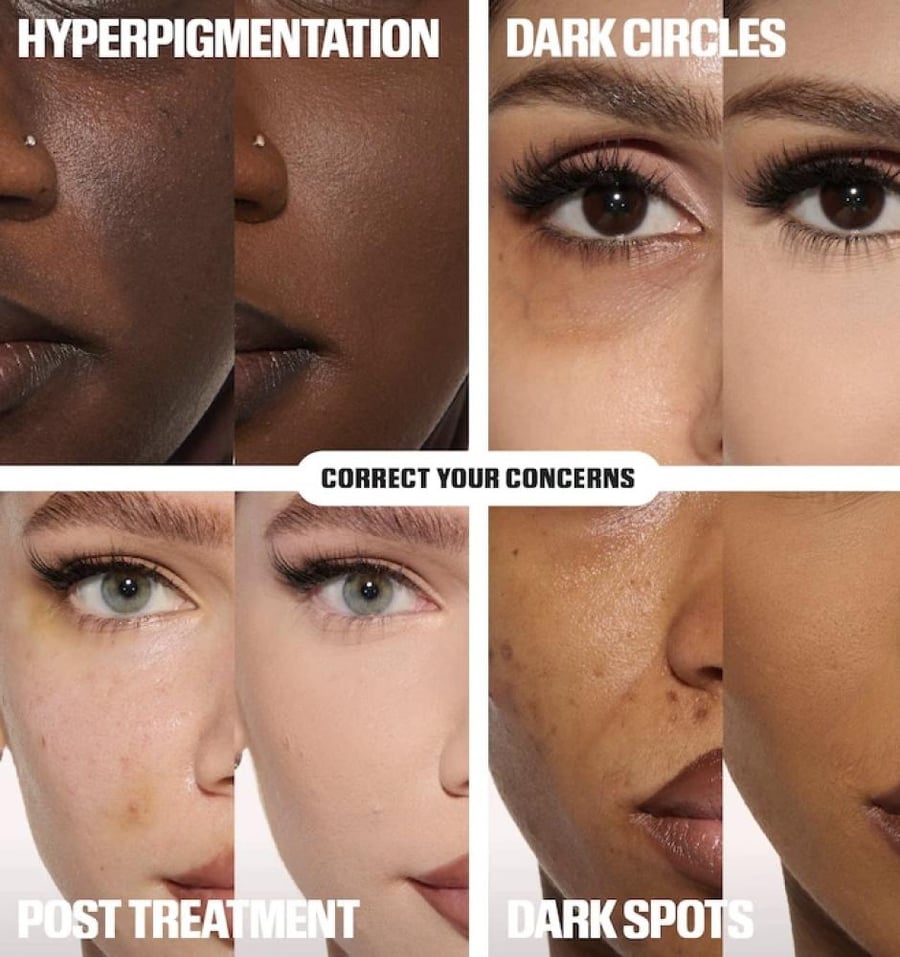 HUDA BEAUTY  #FauxFilter Brightening Under Eye Color Corrector كوريكتر هدى بيوتي