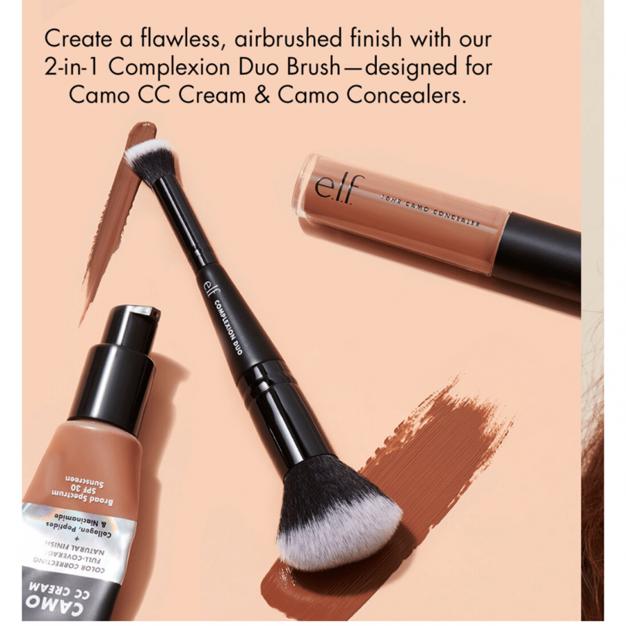 Elf CONCEALER & FOUNDATION COMPLEXION DUO BRUSH