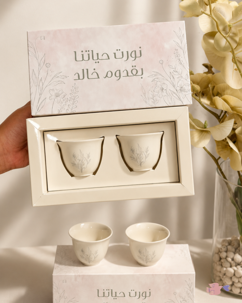 طقم فنجان ١٢ قطعه ( الطقم x ٢ )