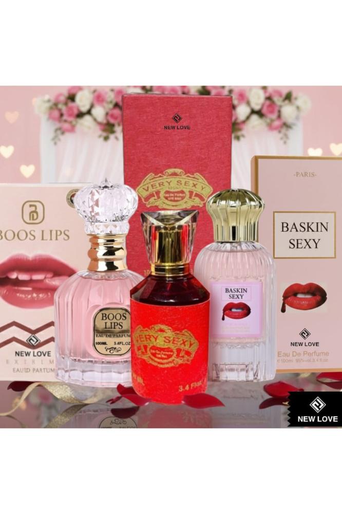 Set of 3 romantic perfumes for women Formonia of 100 ml